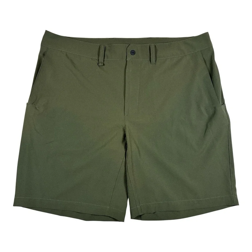 North Face Shorts Mens 36 Olive Green Paramount Stretch Hiking Outdoor Camping
